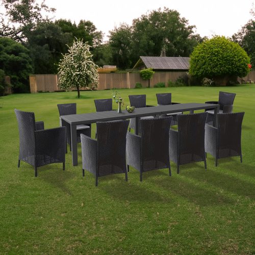 Juowa 10 személyes kerti bútor garnitúra szett