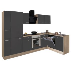   Yorki 310 sarok konyhabútor alsó sütős, polcos kivitelben