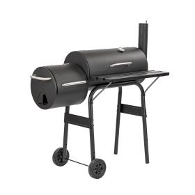 Faszenes kerti grillsütő füstölővel