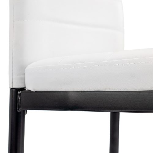 Tino NOVA Étkezőszék fehér-fekete színben