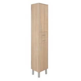   Nerva 35 magas szekrény 2 ajtóval, 2 fiókkal, sonoma tölgy