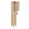 Nerva 35 magas szekrény 2 ajtóval, 2 fiókkal, sonoma tölgy