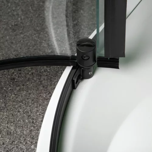Splash Black 90 íves zuhanykabin zuhanytálca nélkül