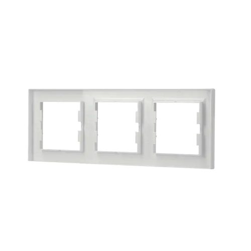 Nova hármas keret vízszintes fehér