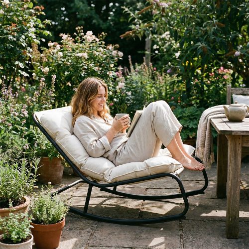 Zen kerti hintaszék