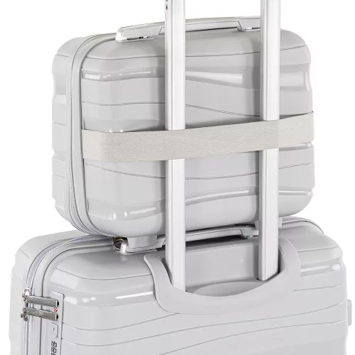 TraveLux Voyager kisméretű kézi bőrönd keményfedeles 26x31x14 cm