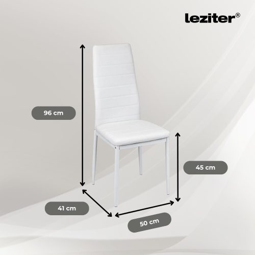 Nolen 4+1 étkező garnitúra fehér