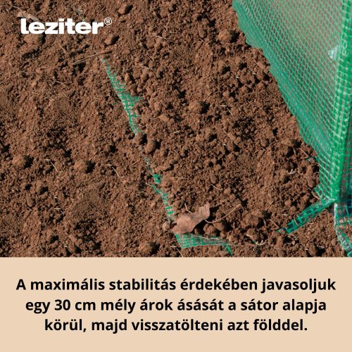 Magágy fólia 180x140x94 cm zöld