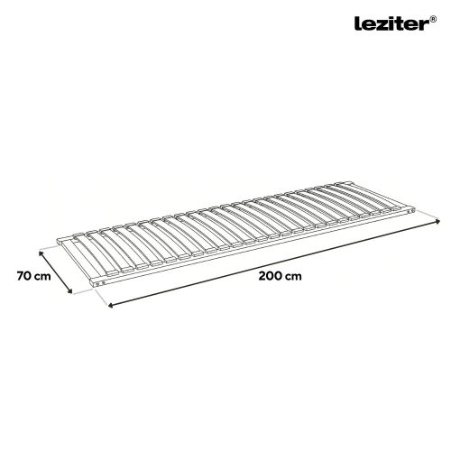 Keretes farugós ágyrács 70x200 cm