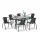 Elzas 6+1 kerti bútor garnitúra szett