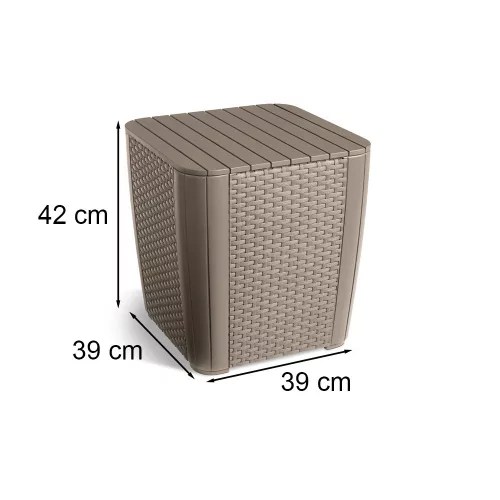 Luzon műanyag kerti asztal