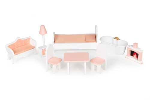 Barbie babaház bútorral