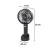 Galar kézi hordozható usb ventilátor tartóval 4 W 1200 mAh