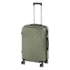 TraveLux Pro közepes bőrönd keményfedeles 68x45x25 cm