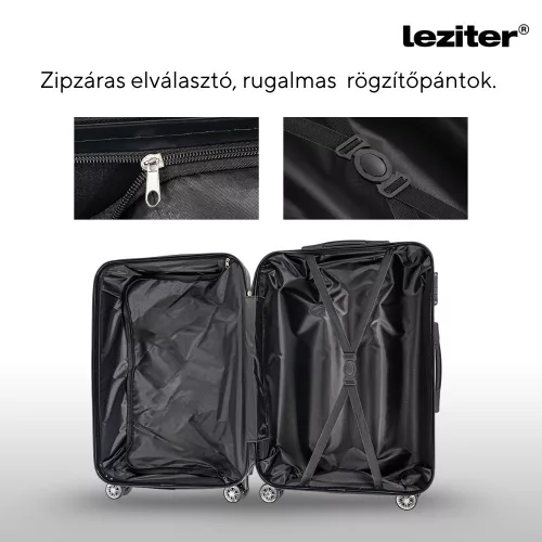 TraveLux Pro közepes bőrönd keményfedeles 68x45x25 cm
