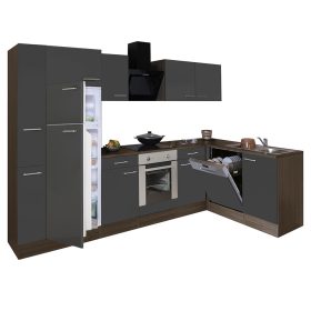   Yorki 310 sarok konyhabútor alsó sütős felülfagyasztós hűtős kivitelben