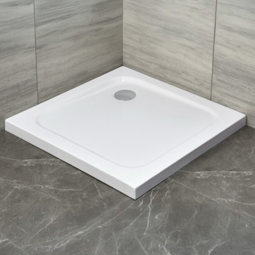 Modena Slim szögletes alacsony akril zuhanytálca 80x80 cm