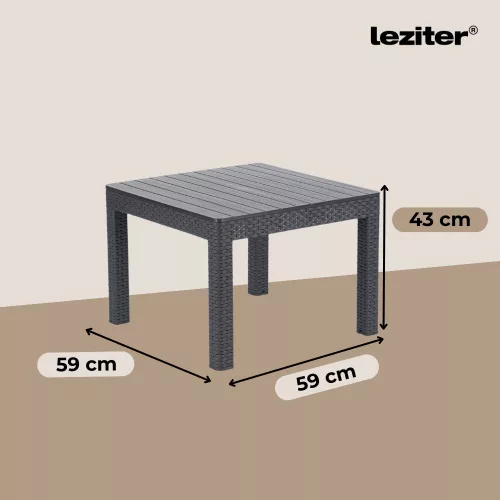 Claire VI 5 személyes kerti bútor garnitúra orlando asztallal