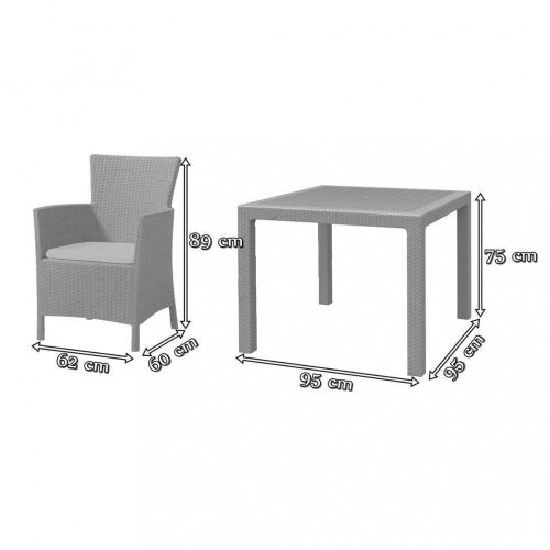 Quartet 4 fős kerti bútor garnitúra