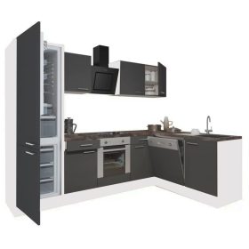   Yorki 280 sarok konyhabútor alsó sütős, alulfagyasztós hűtős kivitelben