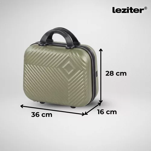 TraveLux Pro kézi bőrönd keményfedeles 28x36x16 cm