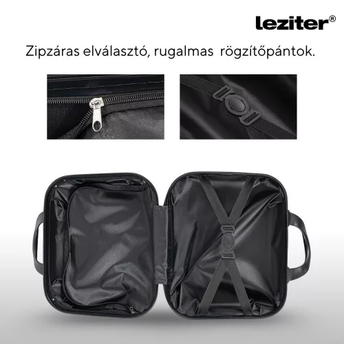 TraveLux Pro kézi bőrönd keményfedeles 28x36x16 cm