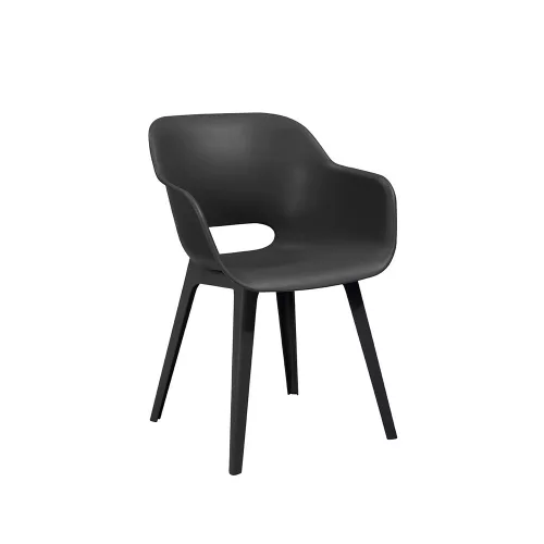 Flora 6+1 kerti bútor garnitúra szett dió-grafit