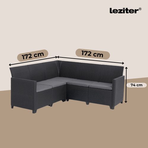 Claire XII 10 személyes sarokgarnitúra orlando asztallal