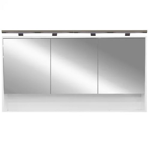 Luna 120 felső tükrös szekrény fehér