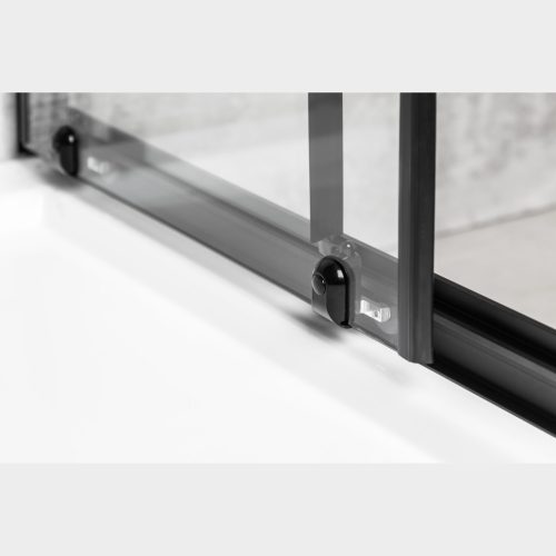 Olga SQ Element 80 zuhanyajtó fekete