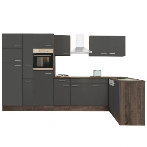 Yorki 370 sarok konyhabútor felülfagyasztós hűtős kivitelben