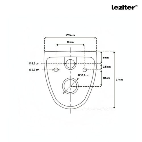 Roya fali WC ülőkével