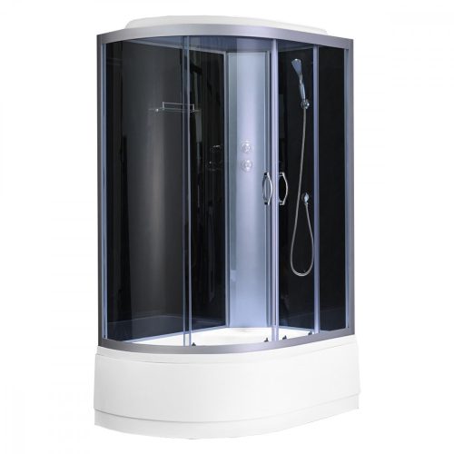 Cora 80x120 cm mélytálcás zuhanykabin