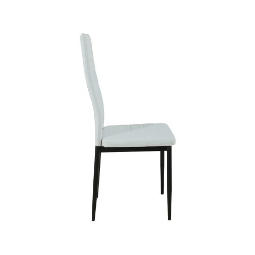 Verna 6+1 étkező garnitúra fehér-fekete