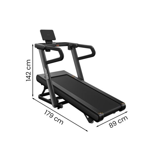 Futópad Led kijelzővel Bluetooth okosfunkció, Velox Ultra Max 150 kg, 3 LE, 18,8 Km/h, dőlésszög -6-32%