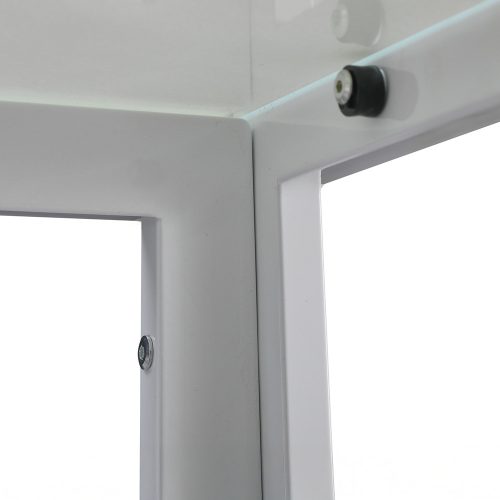 Ezra 140 cm szögletes üveg étkezőasztal