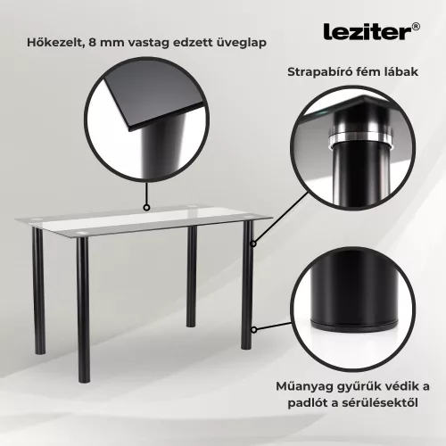 Denton 6+1 étkező garnitúra bézs-szürke