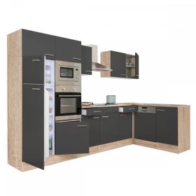   Yorki 340 sarok konyhabútor felülfagyasztós hűtős kivitelben