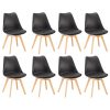 Silla étkezőszék 8 db fekete színben