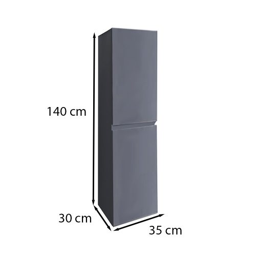 Cube függesztett oldal szekrény szürke