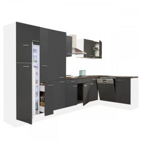   Yorki 370 sarok konyhabútor felülfagyasztós hűtős kivitelben