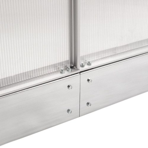 Polikarbonát üvegház 250 x 430 x 124/205 cm