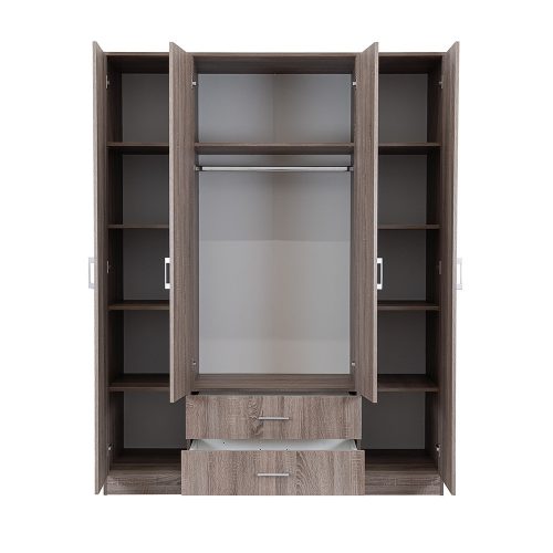 Miami gardróbszekrény 160x205 cm yorki tölgy-yorki tölgy