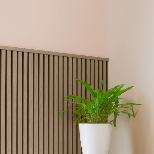 Végzáróléc olajos tölgy hatású 260x2,5x1,8 cm