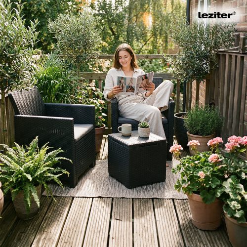 Claire IV Balcony kerti bútor garnitúra vigo tárolós asztallal