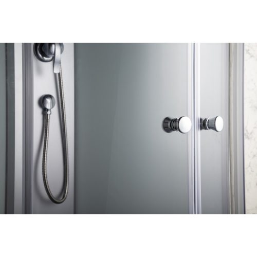 Evora White 90 hátfalas zuhanykabin zuhanytálcával