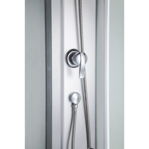 Evora White 90 hátfalas zuhanykabin zuhanytálcával