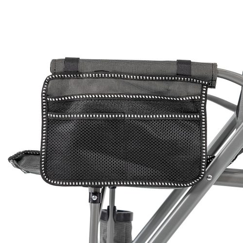 Leziter Comfort Plus karfás horgász szék pohártartóval szürke