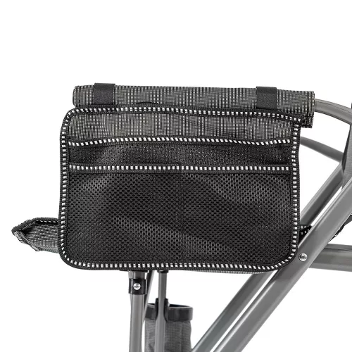Leziter Comfort Plus karfás horgász szék pohártartóval szürke
