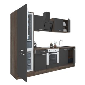   Yorki 270 konyhabútor alsó sütős, alulfagyasztós hűtős kivitelben